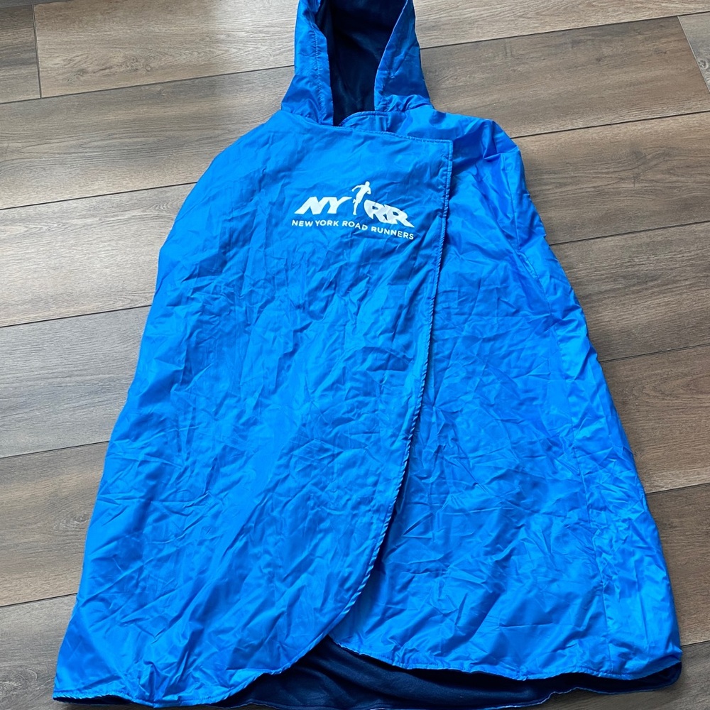New York City Marathon Runners blanket poncho jacket
